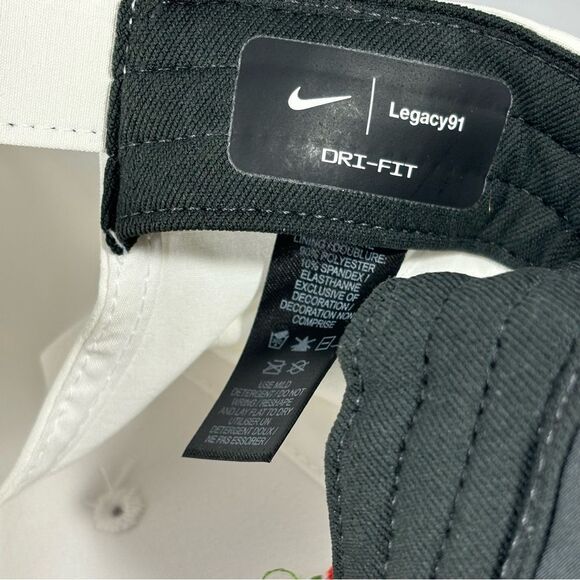 Nike Legacy 91 Microsoft + Nuance Baseball Cap Adjustable Dri Fit-White Men OSFA - Picture 6 of 6